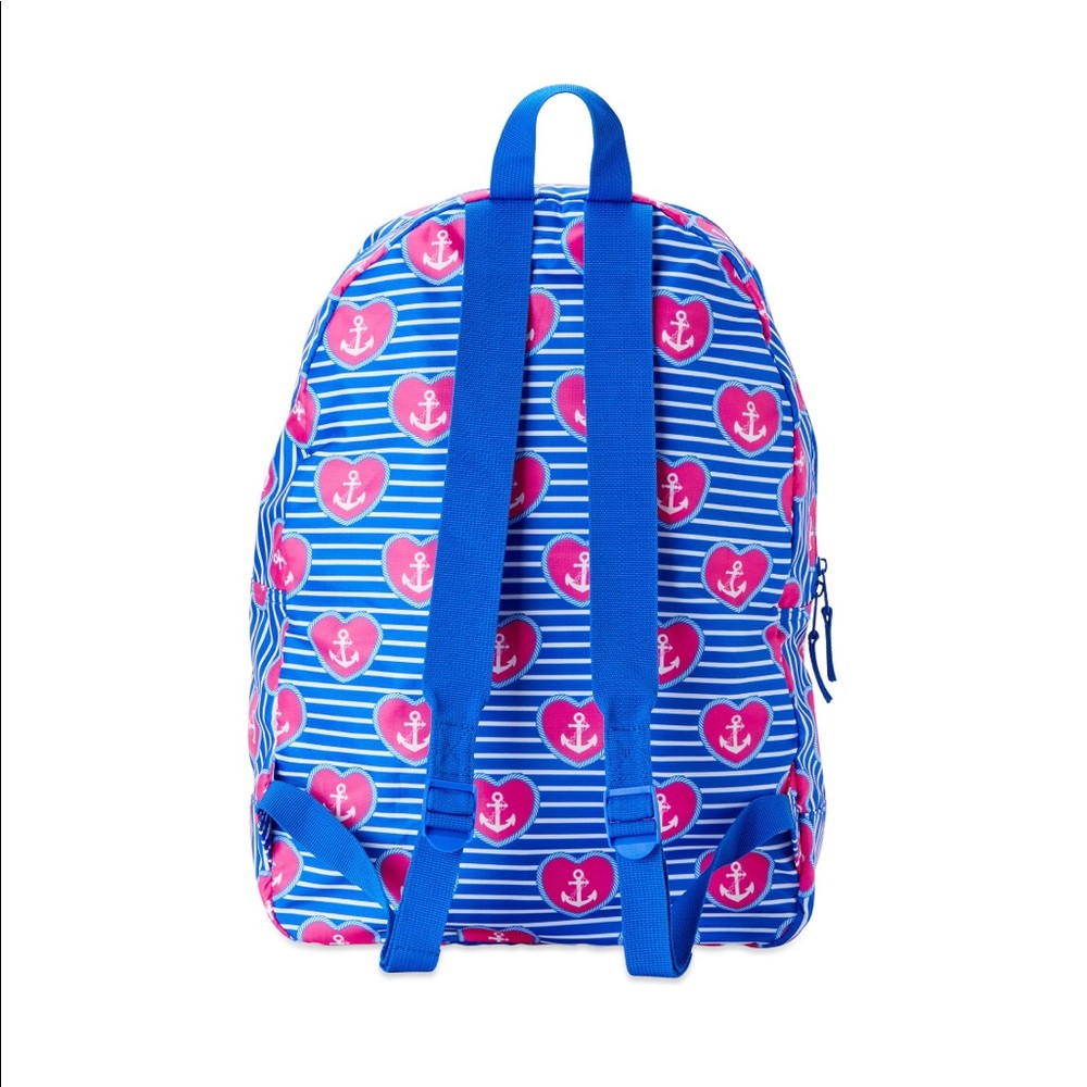 Nautical Patterned Packable Bookbag - Picture 3 of 4